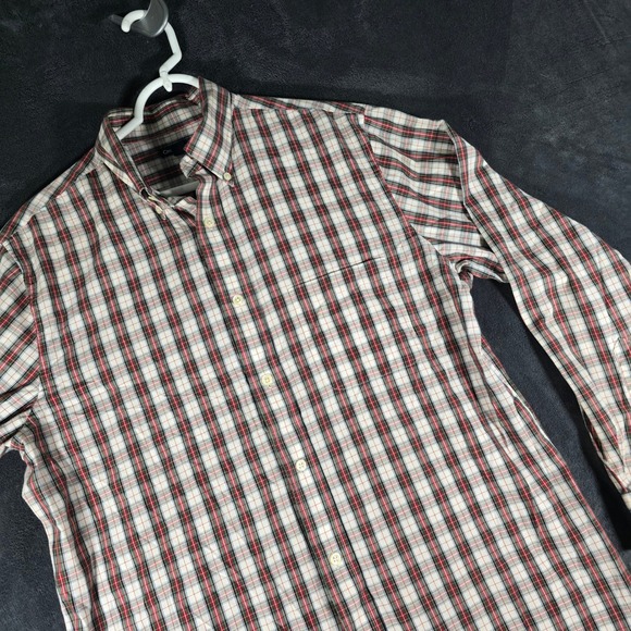 Croft & Barrow Plaid Button Down Long Sleeve Dress‎ Shirt Mens Size M - Picture 1 of 7